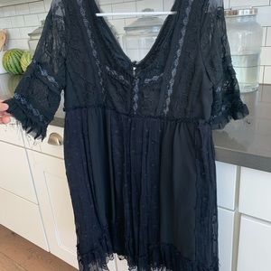 Black Boho Style Dress